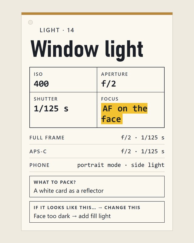 Light, window light